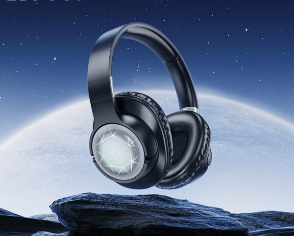 Hoco ESD19 Cool shine BT headphones with backlight black