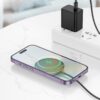 6942007611374-2 Hoco CW52 Enjoy magnetic wireless fast charging white