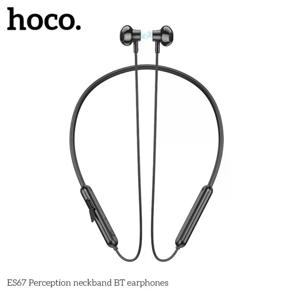 Hoco ES70 Armour neck-mounted BT earphones black