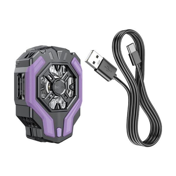 Hoco GM26 Ambitious cooling mobile phone fan black purple