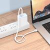 6942007612371-2 Hoco X37 Cool power 60W charging data cable Type-C to Type-C(L=0.5M) white