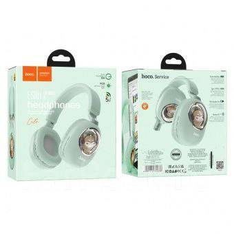 Hoco ESD11 Cute luminous BT headphones black