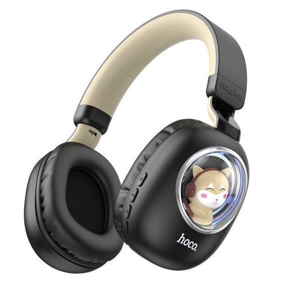 Hoco ESD11 Cute luminous BT headphones black