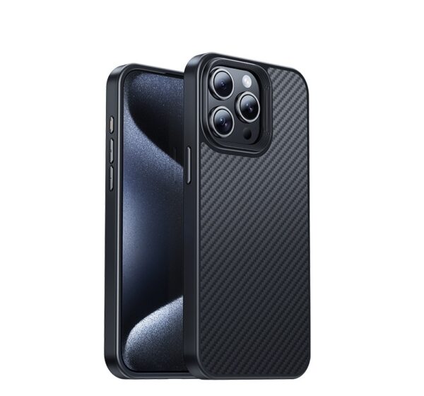 Hoco Knight magnetic protective case for iP16 Pro Max(AS7) black