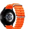 6942007614627-3 Hoco WH01 Flexible series marine double buckle silicone watchband(22mm) midnight blue