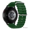 Hoco WH01 Flexible series marine double buckle silicone watchband(20mm) alfalfa green