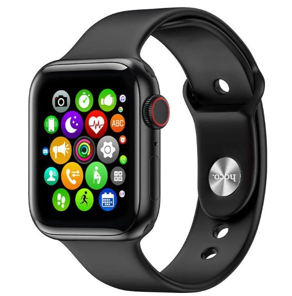 Hoco DY12 AMOLED Smart sports watch(call version) titanium gold