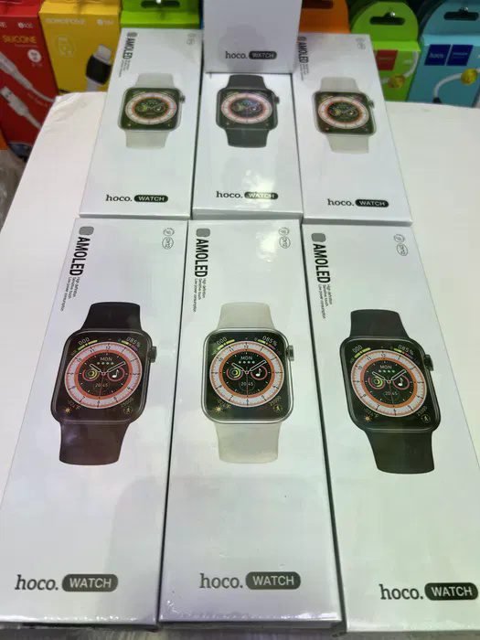 Hoco DY12 AMOLED Smart sports watch(call version) titanium gold