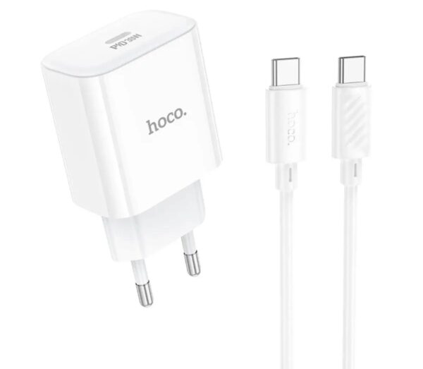 Hoco C76A Pro Majestic single port PD30W charger set(Type-C to Type-C)(EU) white