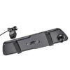 Hoco DV4 4.5-inch rearview mirror driving recorder(dual-channel) iron gray