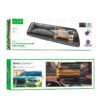 Hoco DV4 4.5-inch rearview mirror driving recorder(dual-channel) iron gray