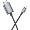 Hoco UA27 HD on-screen cable iP to HDTV metal gray