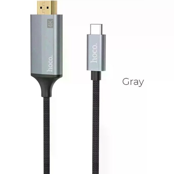 Hoco UA27 HD on-screen cable iP to HDTV metal gray