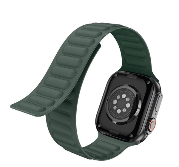 Hoco AS100 Woven fabric magnetic watchband for iWatch(42/44/45/49mm) dark gray