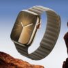 6942007619202-4 Hoco AS100 Woven fabric magnetic watchband for iWatch(38/40/41mm) green
