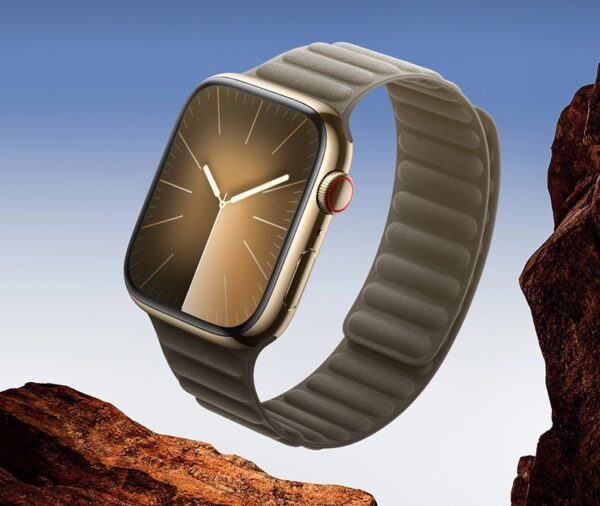 6942007619202-4 Hoco AS100 Woven fabric magnetic watchband for iWatch(38/40/41mm) green
