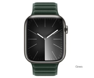 Hoco AS100 Woven fabric magnetic watchband for iWatch(42/44/45/49mm) green
