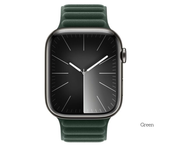 Hoco AS100 Woven fabric magnetic watchband for iWatch(42/44/45/49mm) green
