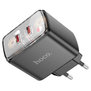 Hoco CS43A Smart PD45W(2C) charger(EU) black