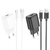 Hoco C134A Solid single-port charger set(Micro)(EU) black