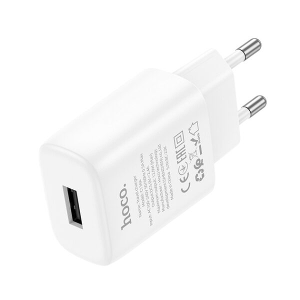 Hoco C134A Solid single-port charger set(Micro)(EU) black