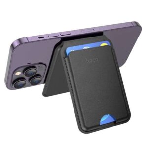 Hoco GT3 Idol multifunctional magnetic card holder black
