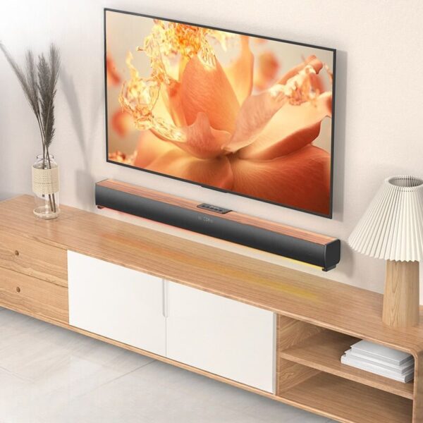 6942007621878 Hoco DS56 Bamboo atmosphere light speaker(EU) brown