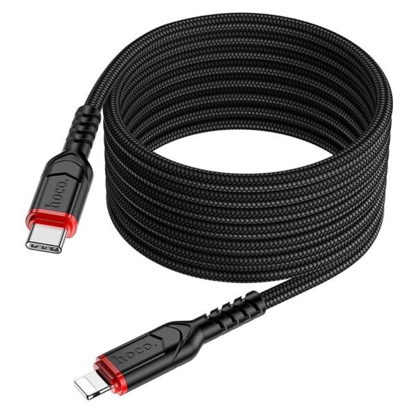 Hoco X59 Victory PD charging data cable iP(L=3M) black