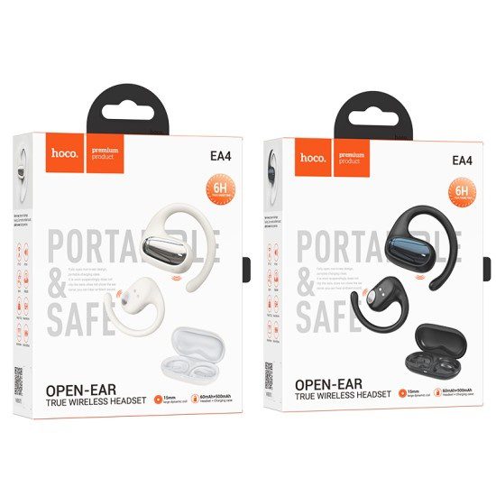 Hoco EA4 Cloud open true wireless sleep BT headset black