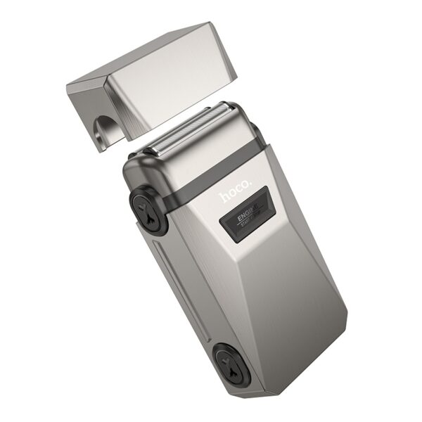 Hoco HP31 zinc alloy double-razor shaver metal gray