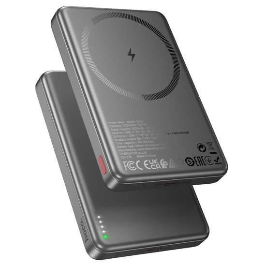 Hoco Q26A Joy PD20W magnetic fast charging power bank(10000mAh) metal gray