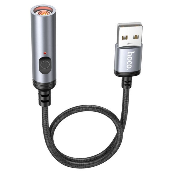 6942007625555 Hoco UA30 USB mini cigarette lighter black