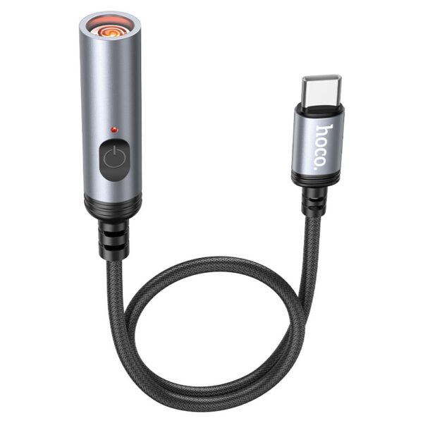 Hoco UA30 Type-C mini cigarette lighter black