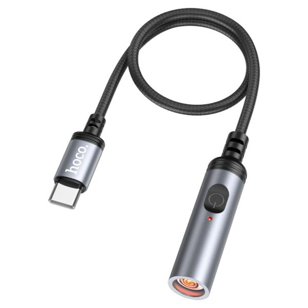Hoco UA30 Type-C mini cigarette lighter black