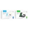 Hoco CQ9 Crown 3-in-1 night light wireless fast charger with clock black