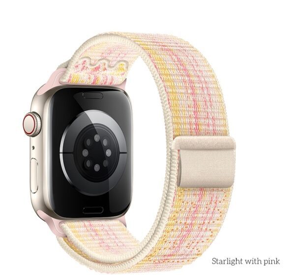 6942007626453-4 Hoco iWatch WA25 Original series nylon strap(42/44/45/49mm) black and blue