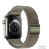 6942007626484 Hoco iWatch WA25 Original series nylon strap(38/40/41mm) dark green with orange