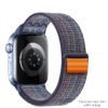 6942007626507 Hoco iWatch WA25 Original series nylon strap(38/40/41mm) dynamic royal blue with orange
