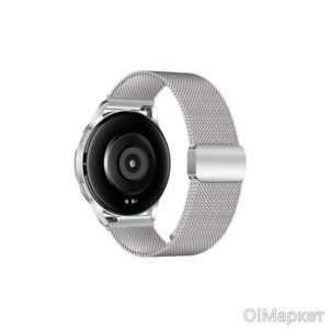 Hoco WH07 May series two-section double magnetic buckle milanese strap(22mm) silver