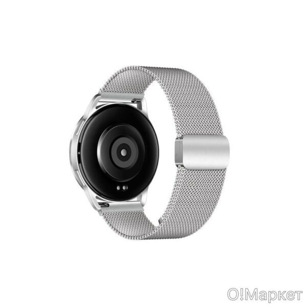 Hoco WH07 May series two-section double magnetic buckle milanese strap(22mm) silver