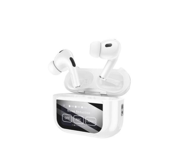 Hoco DES42 Cool touch smart display ANC noise reduction BT headset white