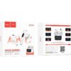 Hoco DES42 Cool touch smart display ANC noise reduction BT headset white