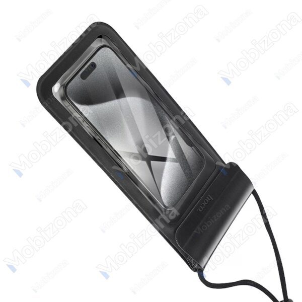 Hoco HX50 Treasure mobile phone waterproof leather bag black
