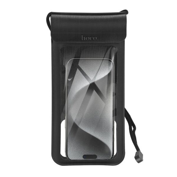 Hoco HX50 Treasure mobile phone waterproof leather bag black