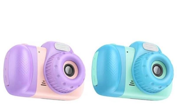 6942007628433-3 Hoco DV201 Dual lens children camera pink