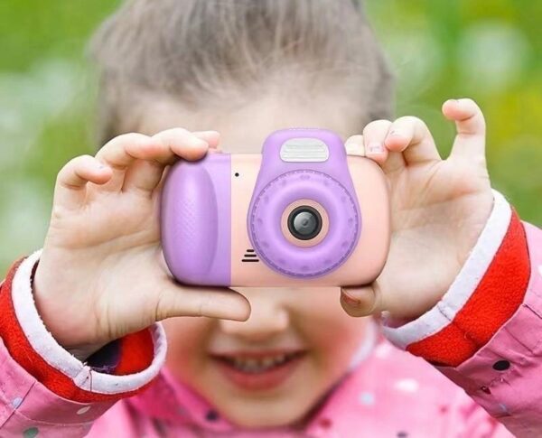6942007628433 Hoco DV201 Dual lens children camera pink