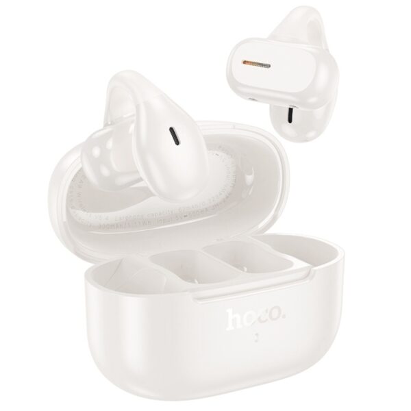Hoco EA9 Clear sound clip-on true wireless BT headset milky white