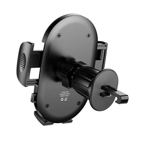 Hoco H53 Brusco ultra-thin push-type car holder(air outlet) black