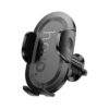Hoco H53 Brusco ultra-thin push-type car holder(air outlet) black