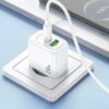 Hoco CS54A Surplus PD20W+QC3.0 charger(EU) white